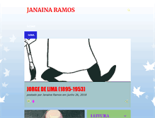 Tablet Screenshot of janainaramos.com